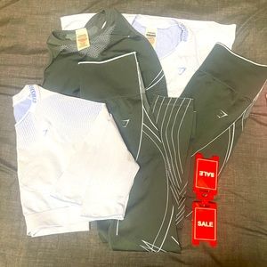 ❌SOLD❌Gymshark Apex 5pcs set